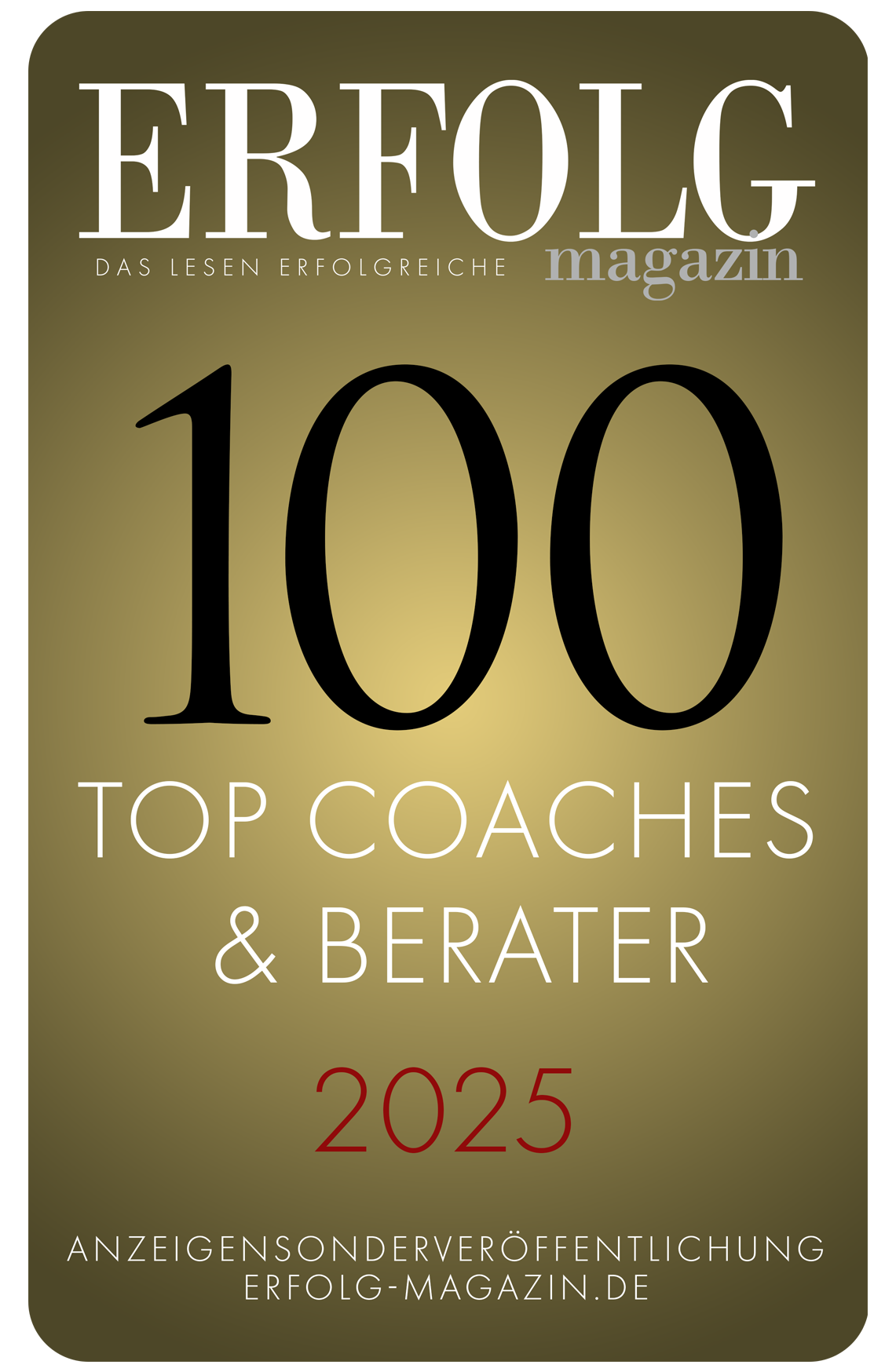 Erfolg Magazin Top Coaches 2025 - Ronny Wagner